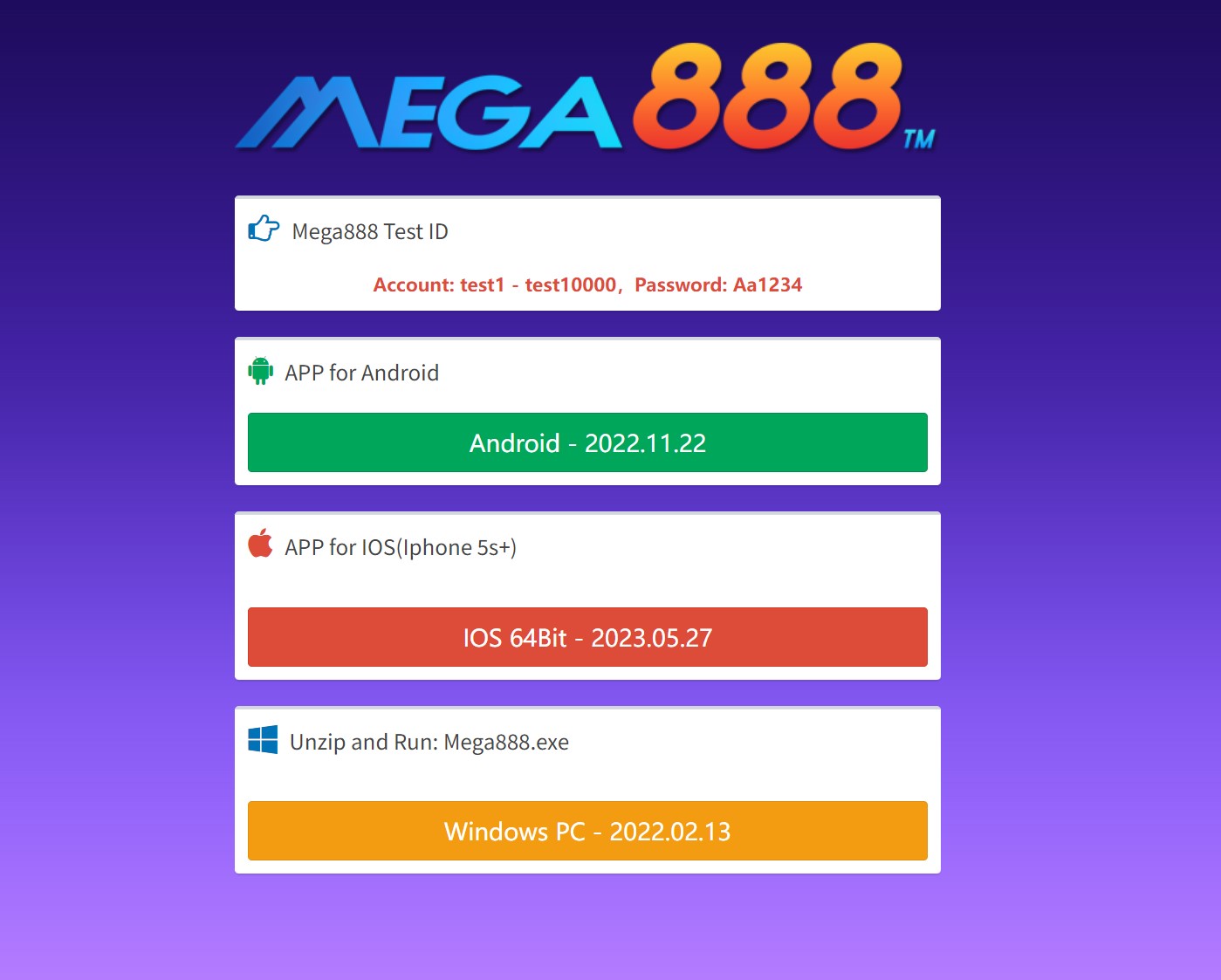 Mega888 Malaysia