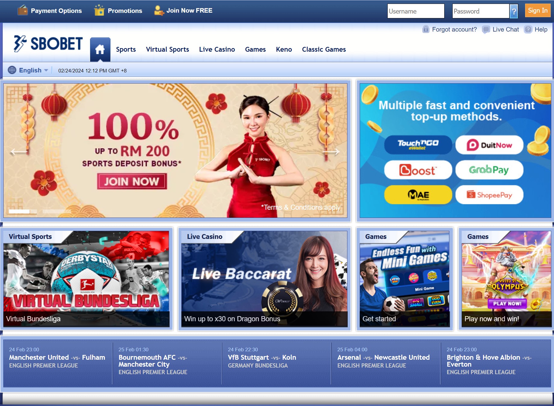 Sbobet Malaysia